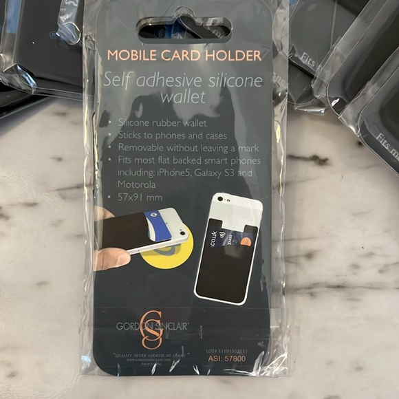 Phone Credit Card Holders and Microfiber Glass Lens Cleaning Cloth - Picture 3 of 5